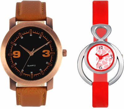 VALENTIME VL21VT14 New Latest Stylish Designer Collection Leather Combo Couple Fancy Casual Best Offer Watch  - For Men & Women   Watches  (Valentime)