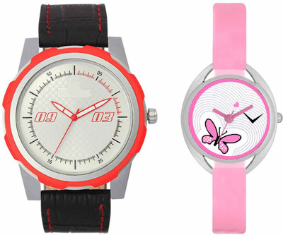 

VALENTIME VL42VT03 New Latest Stylish Designer Collection Leather Combo Couple Fancy Casual Best Offer Watch - For Men & Women