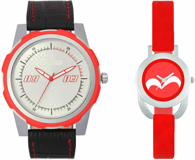

VALENTIME VL42VT19 New Latest Stylish Designer Collection Leather Combo Couple Fancy Casual Best Offer Watch - For Men & Women