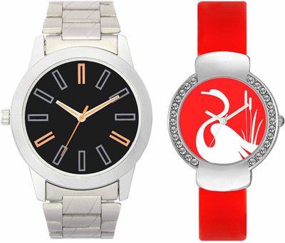 View VALENTIME VL01VT25 New Latest Stylish Designer Collection Leather Combo Couple Fancy Diamond Casual Best Offer Watch  - For Men & Women Wrist Watches Price Online(Valentime)