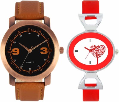 VALENTIME VL21VT31 New Latest Stylish Designer Collection Leather Combo Couple Fancy Casual Best Offer Watch  - For Men & Women   Watches  (Valentime)