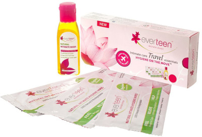 

everteen intimate care travel essentials Intimate Wash(15 ml, Pack of 1)