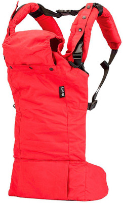 LuvLap Grand Baby Carrier(Red, Front Carry facing in)