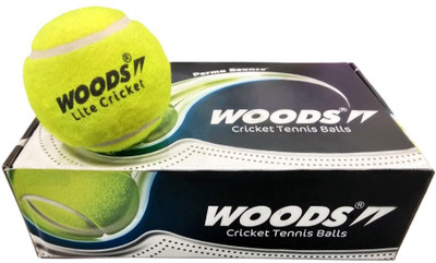 

Woods Cricket Tennis Balls (Light Weight, Pack of 6) Cricket Tennis Ball(Pack of 6, Green)