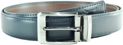 

Sizzlers Men Formal Black Genuine Leather Reversible Belt