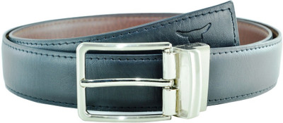 

Sizzlers Men Formal Black Genuine Leather Reversible Belt