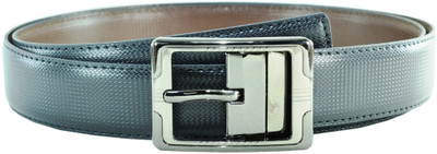 

Sizzlers Men Formal Black Genuine Leather Reversible Belt