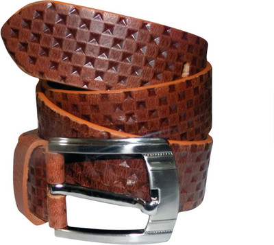 

Style 98 Men Formal, Party Brown Genuine Leather Belt