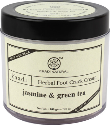 

Khadi Natural Jasmine & Green Tea Foot Crack Cream with Aloevera(200 g)