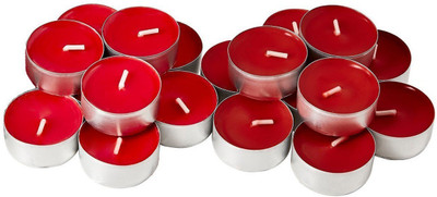 

Lavi Red Color Tea light candle Candle(Red, Pack of 50)