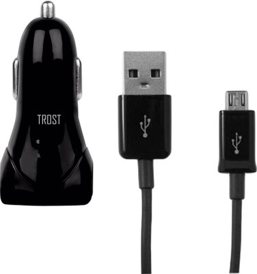 

Trost 2.1 Amp Turbo Car Charger(Black)