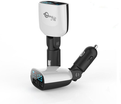 

myTVS 3.4 Amp Turbo Car Charger(Black, White)