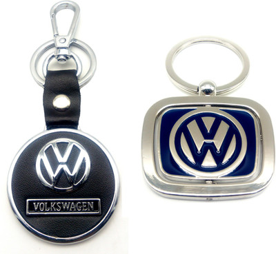 

City Choice New Combo of Revolving & Hook Locking Key Chain(Orange)