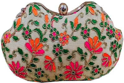 

CRAFTBAZAAR Party Multicolor Clutch
