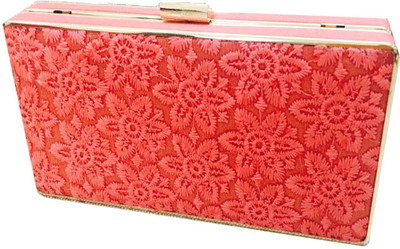 

CRAFTBAZAAR Party Pink Clutch