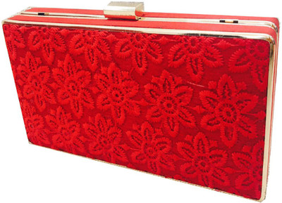 

CRAFTBAZAAR Party Red Clutch