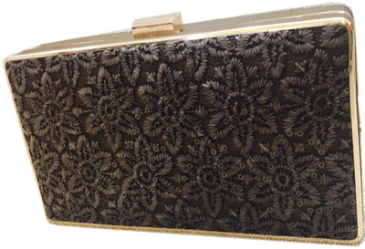 

CRAFTBAZAAR Party Brown Clutch
