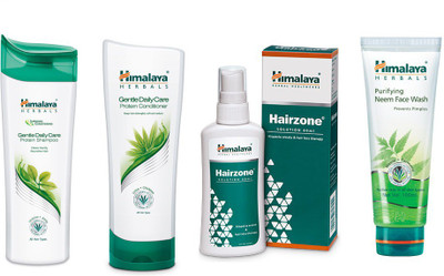

Himalaya Gentle Daily Care Protein Shampoo, Gentle Daily Care Protein Conditioner, Hairzone Solution, Purifying Neem Face Wash(Set of)