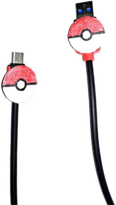 

LUBDUB Pokemon Go USB C Type Cable(Black & Red)