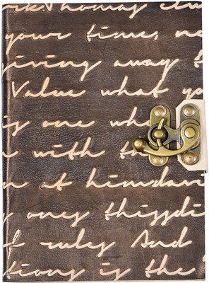 

Craft Club C6 Diary(handmade recycled paper leather diary, Black)