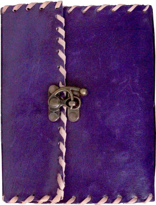 

Crafts A5 Diary(Embossed leather diary, Purple)