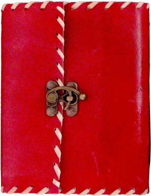 

Pranjals House A5 Journal(leather diary, Red)