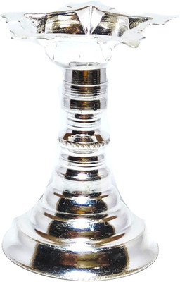 

Shree Shobha collection Silver Table Diya(Height: 3.2 inch)