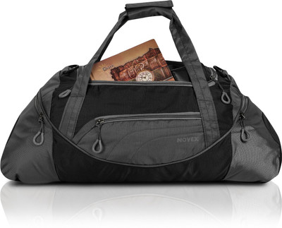 

Novex Lite Travel Duffel Bag(Black, Grey)