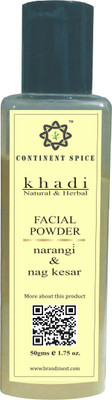 

Continent Spice KHADI NATURAL & HERBAL AYURVEDIC FACIAL POWDER (50GM) -CS682005(50 g)