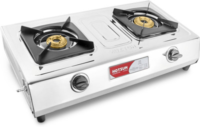 

Hotsun Stainless Steel Manual Gas Stove(2 Burners)