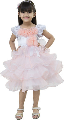 

Samsara Couture Girls Maxi/Full Length Party Dress(Multicolor, Sleeveless