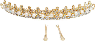 

VOGUE Hair Accessories vog957 Hair Clip, Head Band, Hair Accessory Set, Hair Band(Gold)