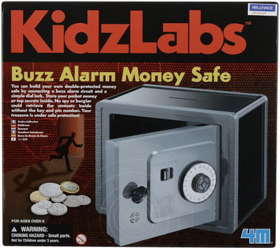 

4M KIDZ LABSBULD UR OWN SUPER SECURE MONEY SAFE(Multicolor)