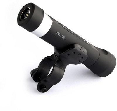 VibeX ™ Multi-function 4 in1 Flash 2600mAh Power Bank TF Micro SD FM Radio Stereo Speaker Torch LED Front Light(Black)
