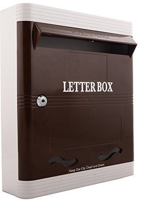 

Lamba's PG Wall Mounted Mailbox(Brown, White)