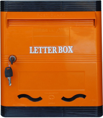 

Lamba's PG Wall Mounted Mailbox(Orange, Black)