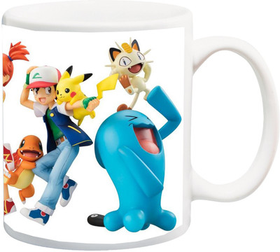 

Stylotrendz Pokemon Team Only 90's Kids will remember Ceramic Mug(325 ml), Multicolor