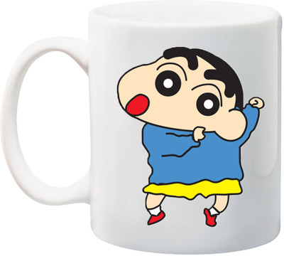 

Stylotrendz Gift for Children Shinchan Ceramic Mug(325 ml), Multicolor