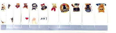 

Republic Of Skin London Nail Polish Stickers- Furry Friends(Multi Color)