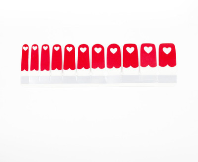 

Republic Of Skin London Nail Polish Stickers - Skippy Heart(Red)