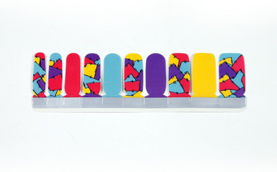 

Republic Of Skin London Nail Polish Stickers- Funky Beat(Multi Color)