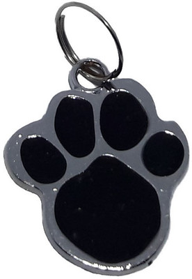 

Happy Petting Embellished Dog Collar Charm(Black, Paw)