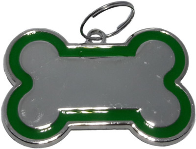 

Happy Petting Embellished Dog Collar Charm(Green, Bone)