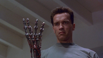 

arnold schwarzenegger TERMINATOR POSTER HD Wallpaper Background Fine Art Paper ON 24X36 Photographic Paper(36 inch X 24 inch, Rolled)