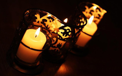 

Candle lights in night superb FINE ART PAPER HD WALLPAPER POSTER Fine Art Print(19 inch X 13 inch, Rolled)