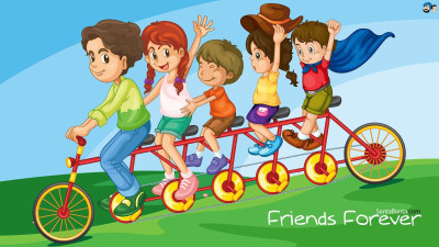 

Friends FOREVER Series HD WALLPAPER POSTER ON 24X36 Photographic Paper(36 inch X 24 inch, Rolled)