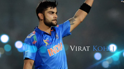 

Cricket Virat Kohli FINE ART PAPER HD WALLPAPER POSTER Fine Art Print(19 inch X 13 inch, Rolled)