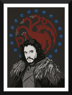 

Jon Snow - Game Of Thrones Collection - Premium Quality Framed Poster Paper Print(12 inch X 17 inch)