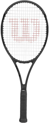 

Wilson Pro Staff 97 LS (Unstrung) Black Unstrung Tennis Racquet(G3 - 4 3/8 Inches, 290 g)