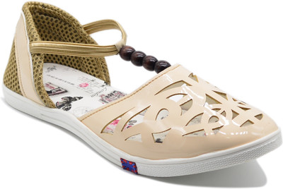 

Myra Women Cutwork Beige Flats